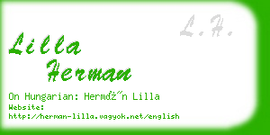 lilla herman business card